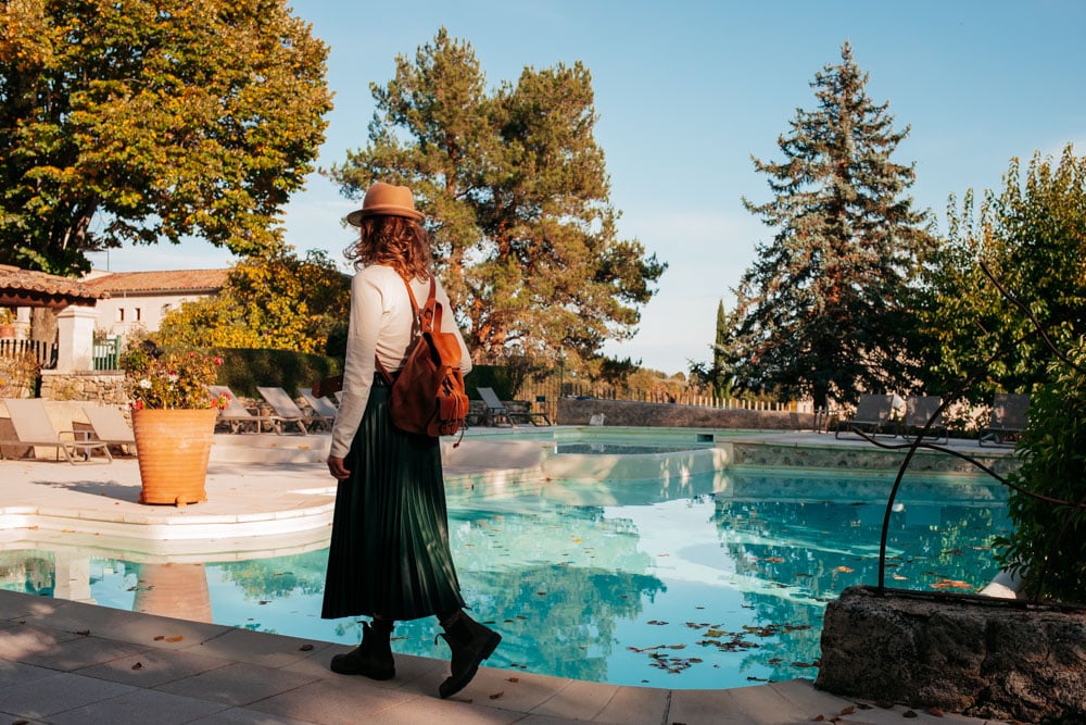 bel hôtel avec piscine Forcalquier