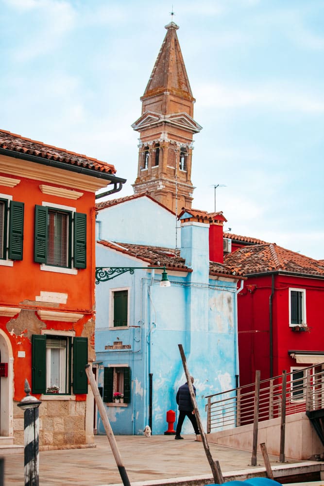 les maisons colorées de Venise