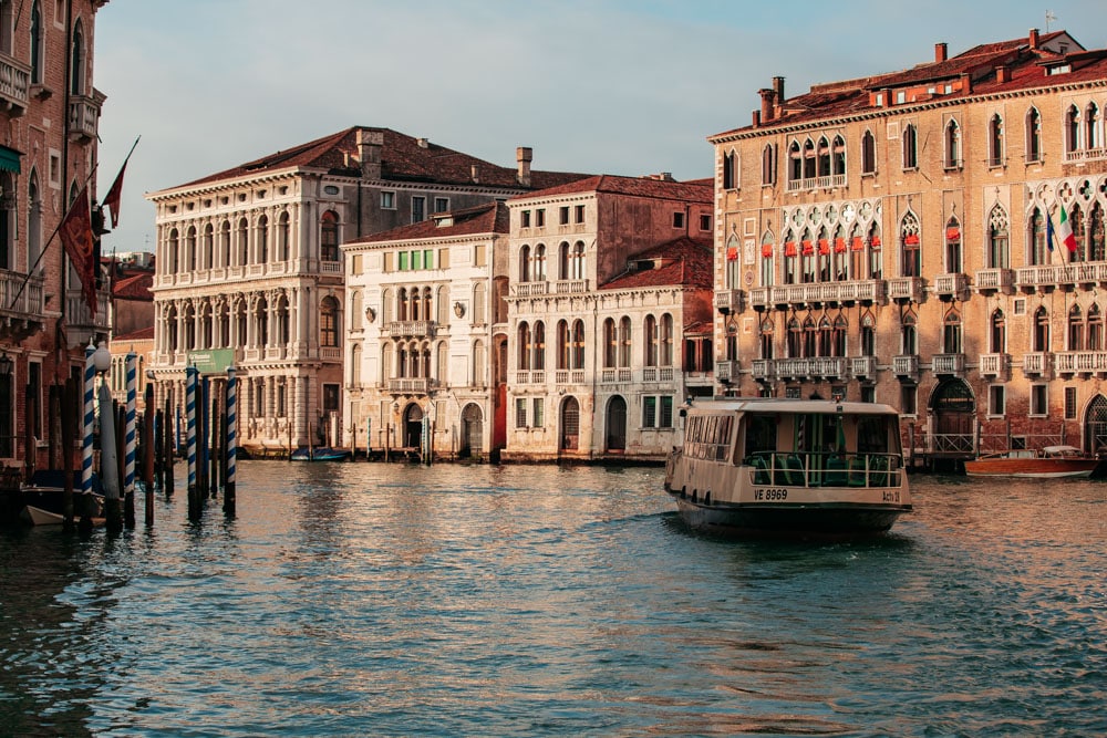 vaporetto Venise lequel prendre ?