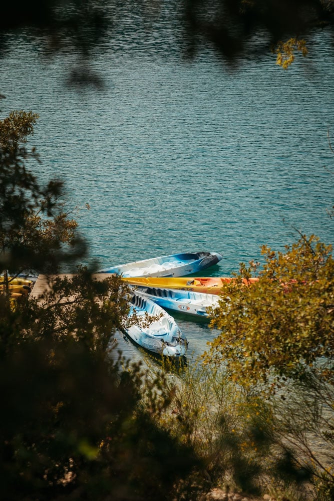 louer un canoe a esparron du verdon