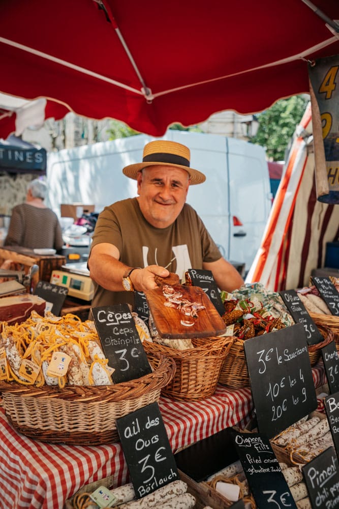 produits régionaux chez jeannot Sigonce marché forcalquier