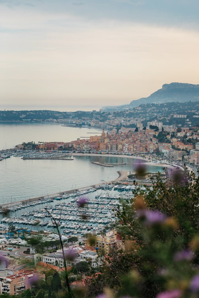 panorama sur Menton