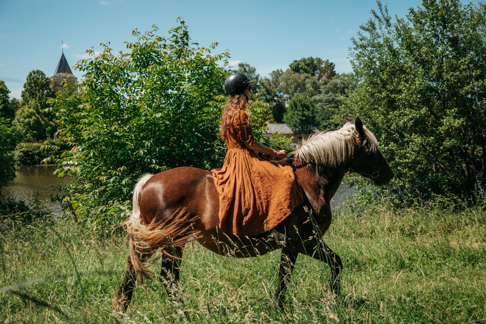 balade à cheval entre Mayenne et Anjou