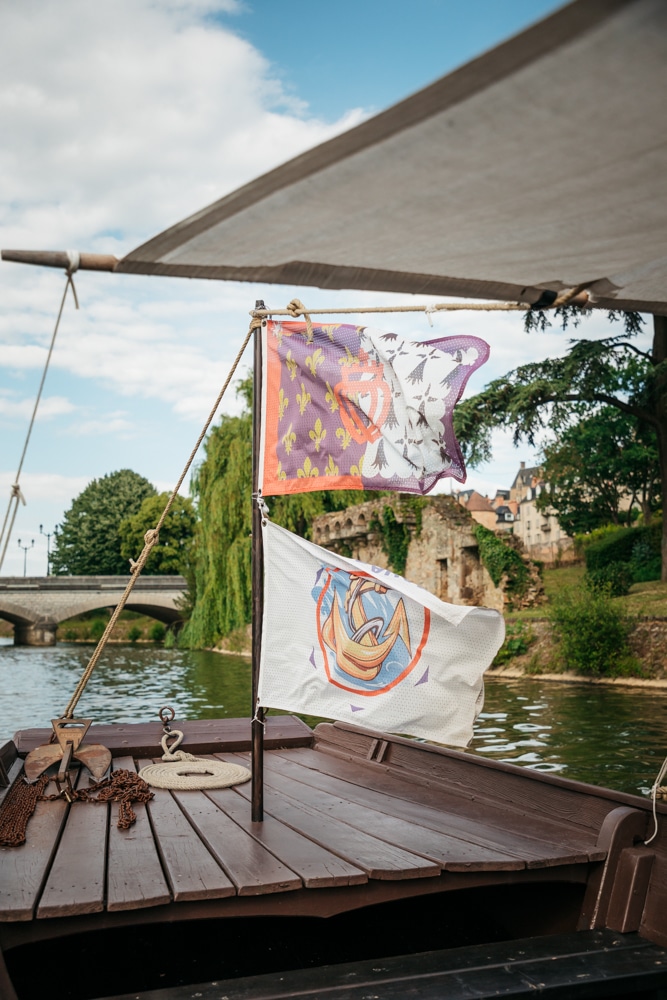 visite guidée en bateau Sarthe le mans