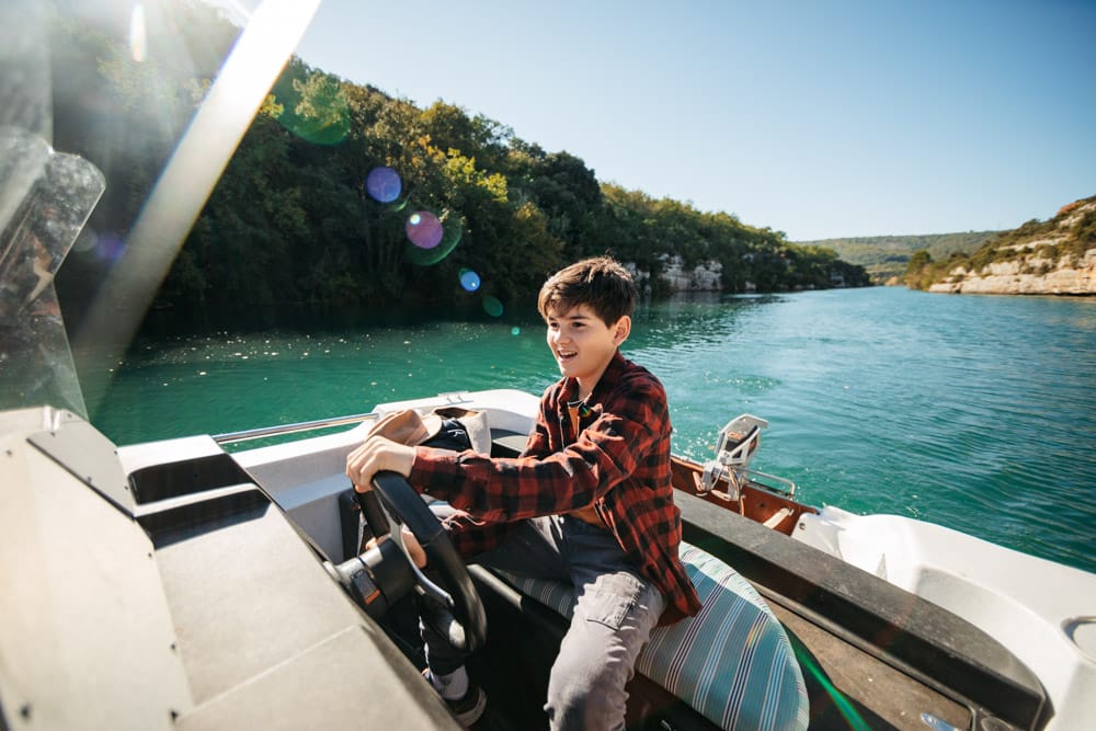 bateau électrique gorges de Baudinard