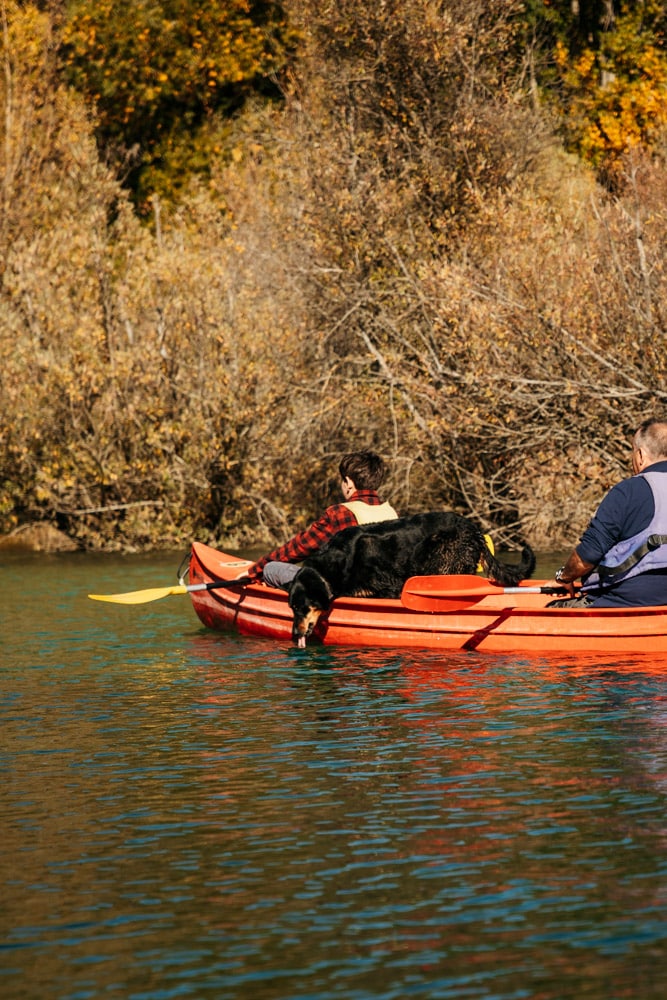 faire du canoë lac Montpezat