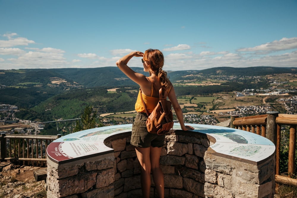 panorama Mende depuis le Causse