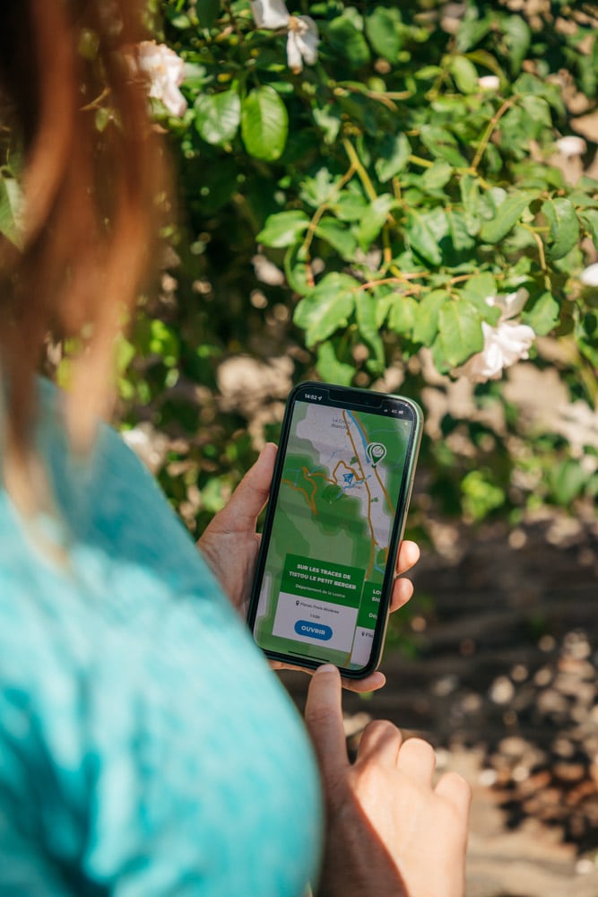 quelle application randonnée Lozère