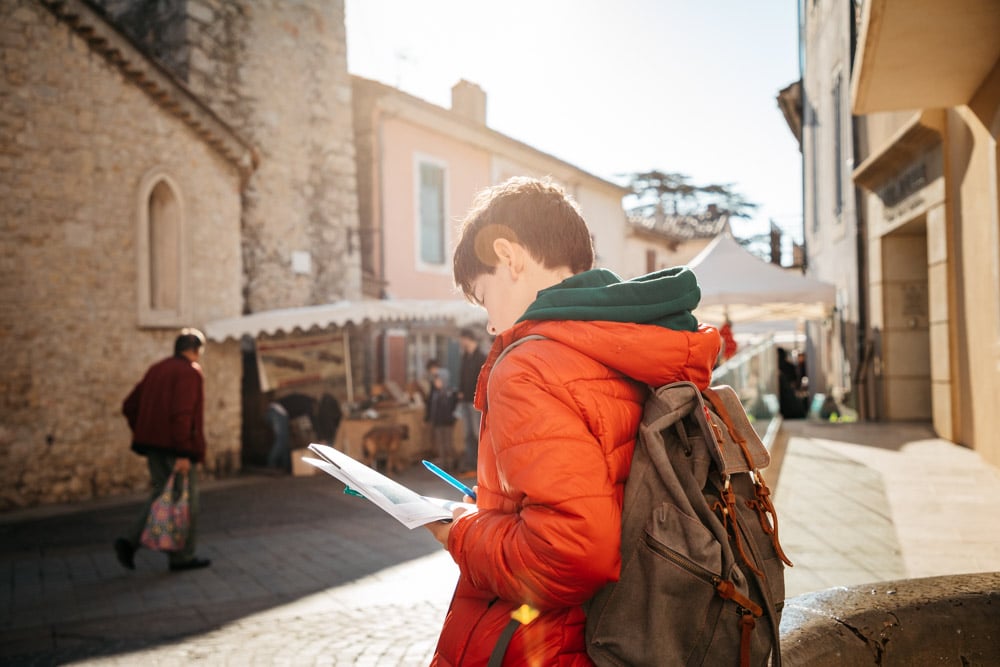 visite amusante de Gréoux en famille