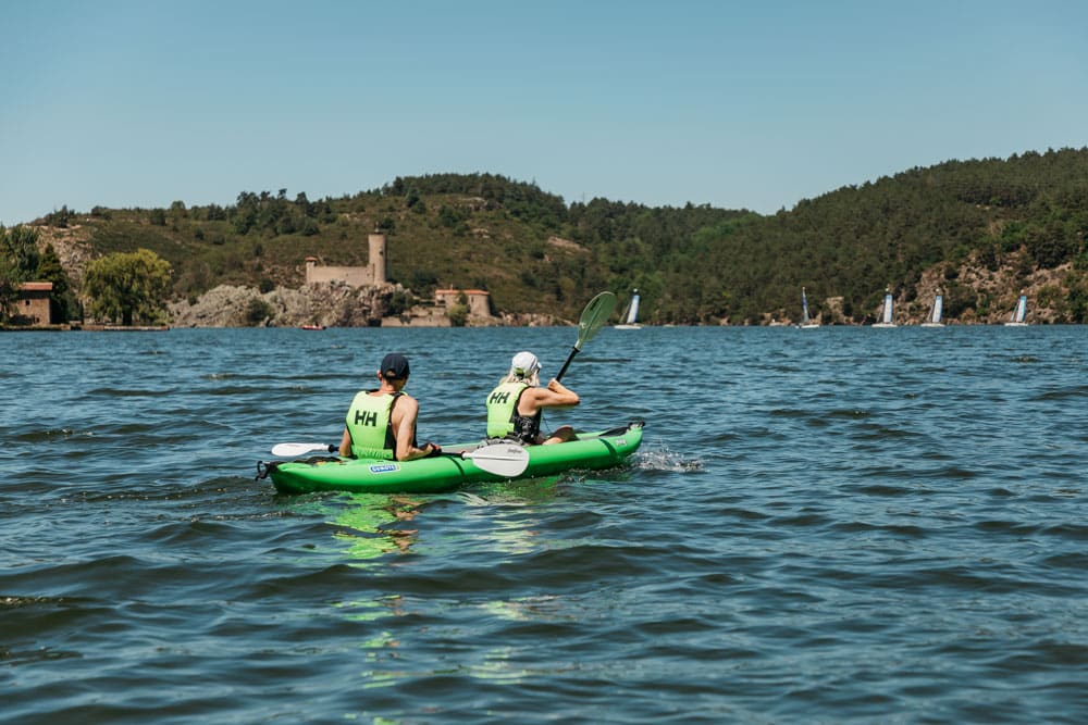 lac de Grangent activités canoë