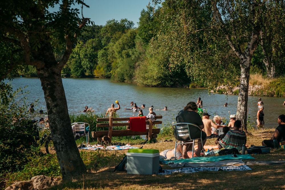 ou se baigner dans la Nièvre