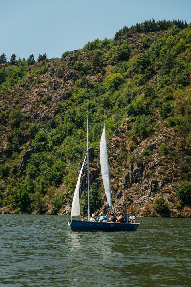sortie bateau lac de Saint-Étienne