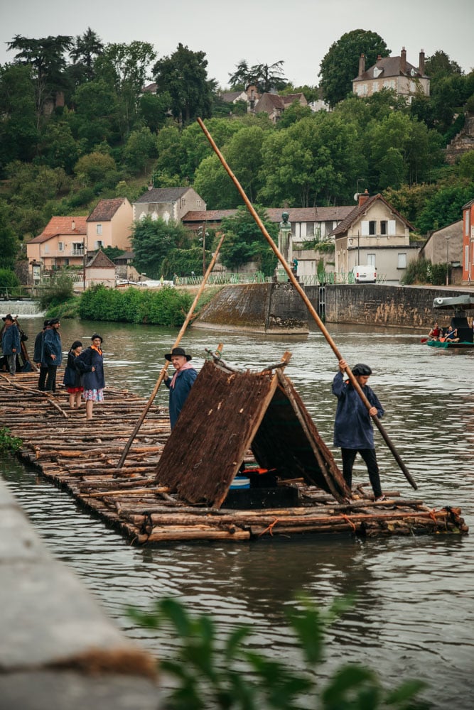 train de bois Clamecy fête traditionnelle Nièvre