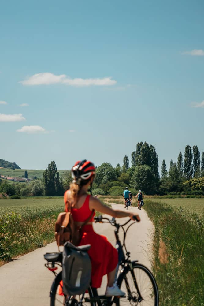 vélo sur voies vertes en Champagne