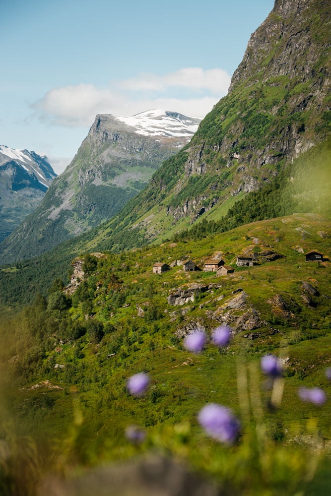 Geiranger scenic road Norway