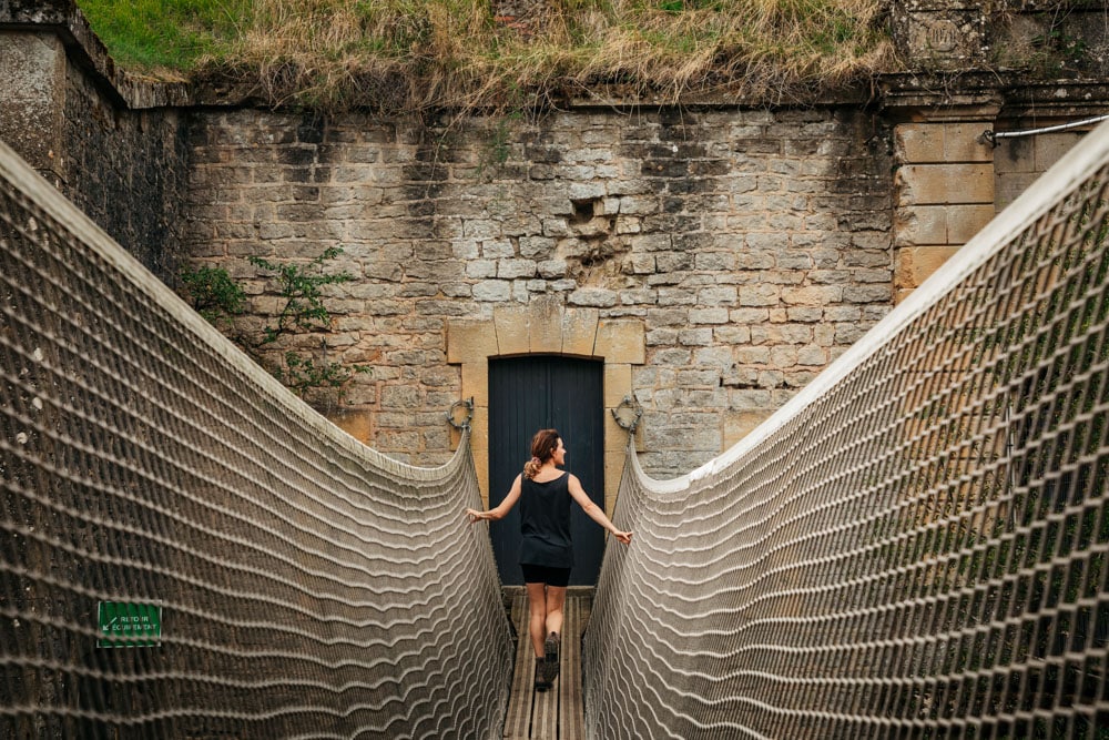 parcours aventure fort Pélissier près de Nancy