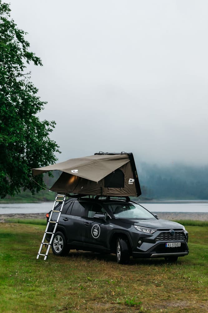 parking camping car et 4x4 Norvège