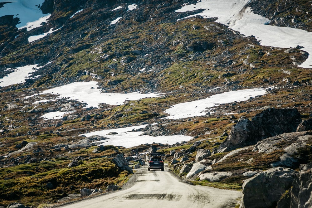 routes 4x4 en Norvège montagne nordic nomads