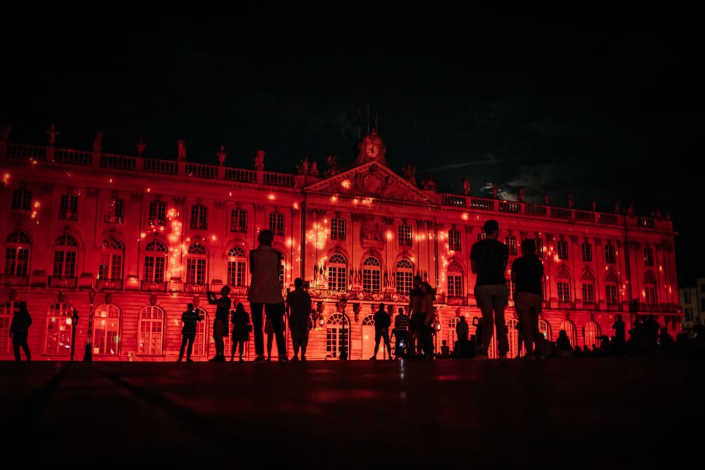 spectacle son et lumières Nancy place Stanislas