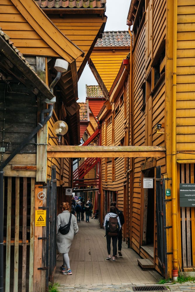 visiter Bryggen en Norvège