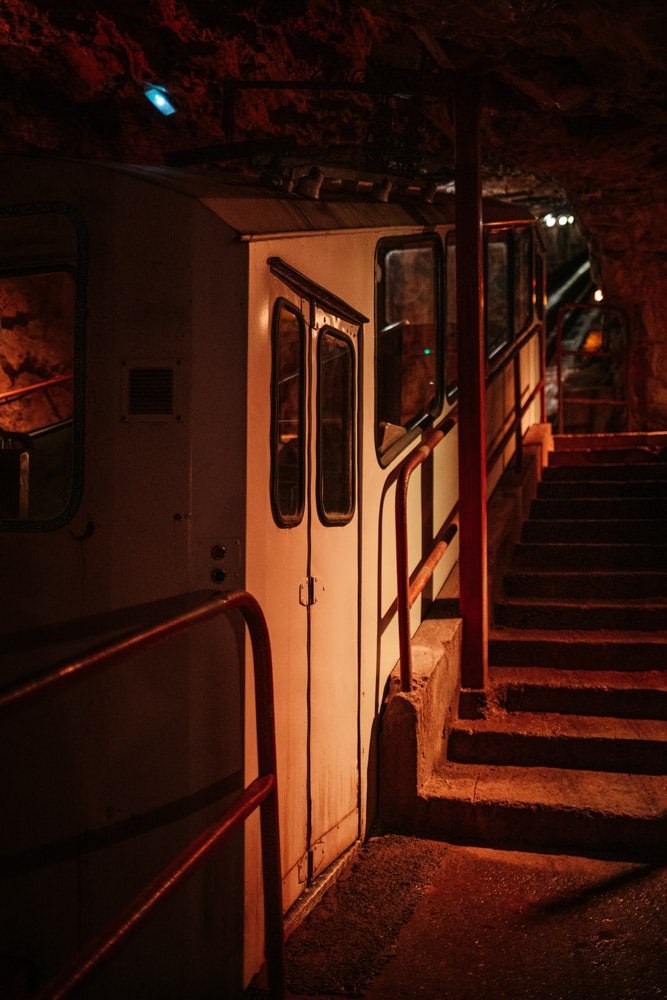 funiculaire grotte en France