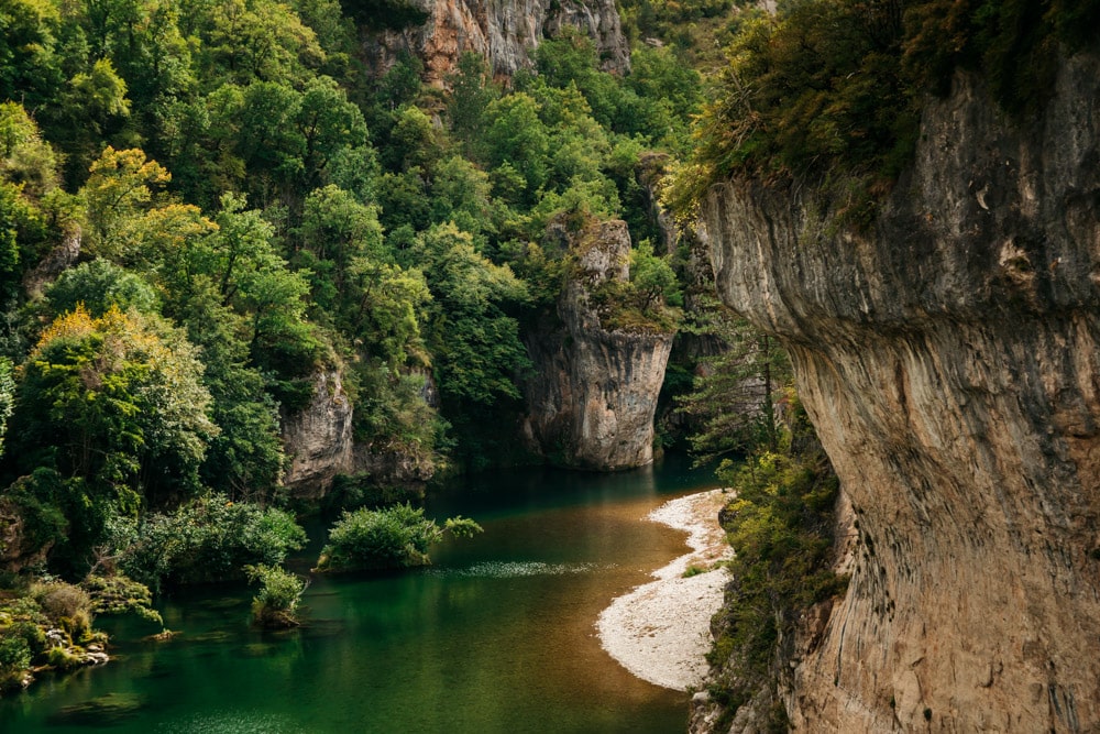 la plus belle partie des gorges du Tarn