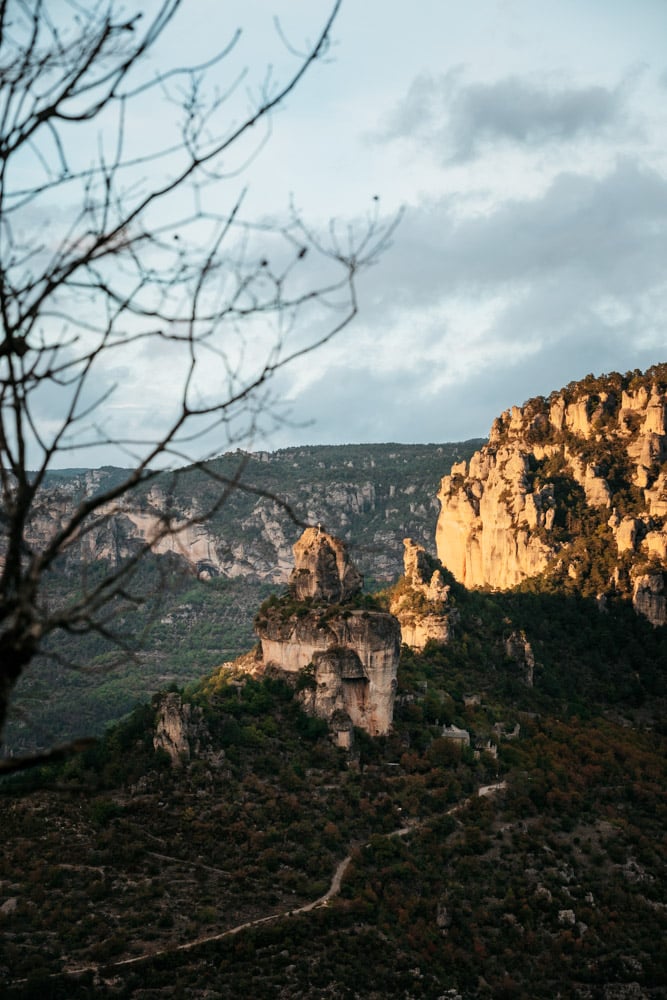 rocher de Capluc randonnées gorges du Tarn