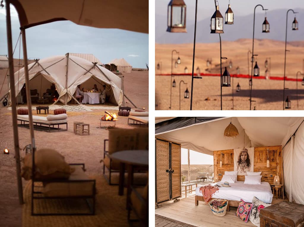 plus beau camp de luxe désert Maroc