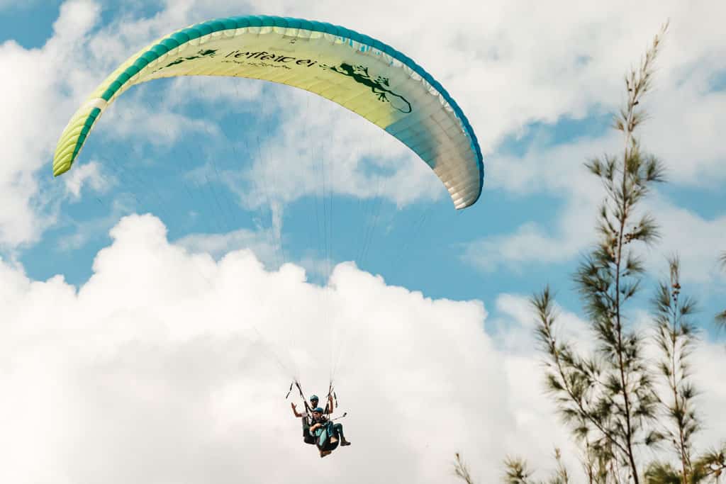 meilleur vol en parapente à la Réunion