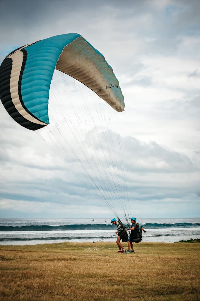 piste atterrissage parapente Réunion