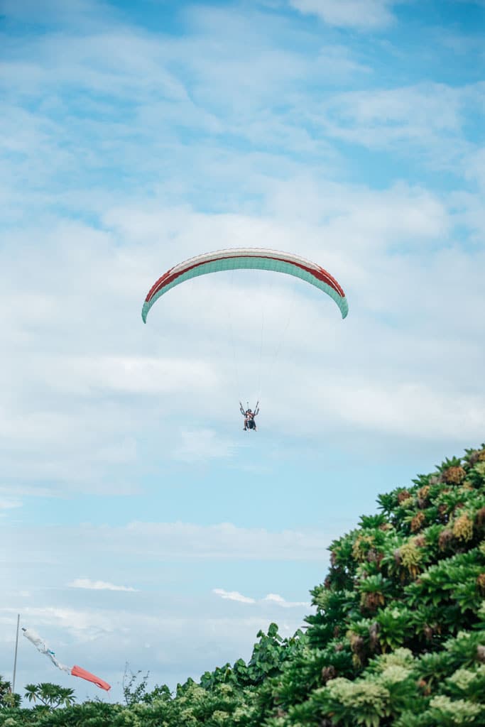 Réunion ou faire du parapente