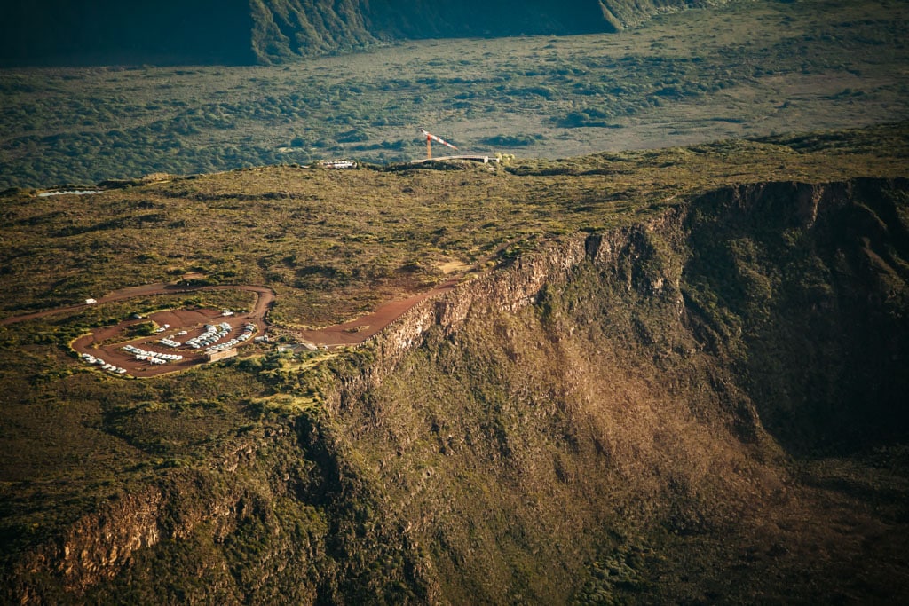 parking Pas de Bellecombe Réunion