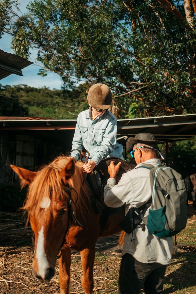 balade à cheval à la Réunion avec guide