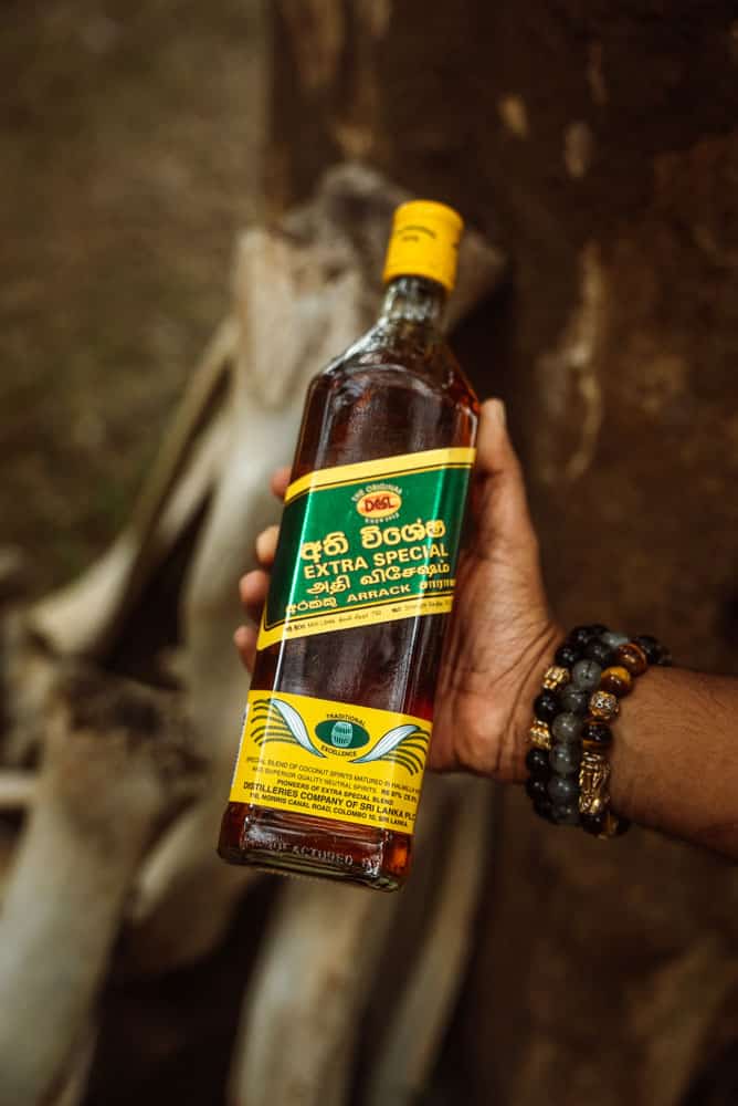 boisson locale Arrack du Sri Lanka