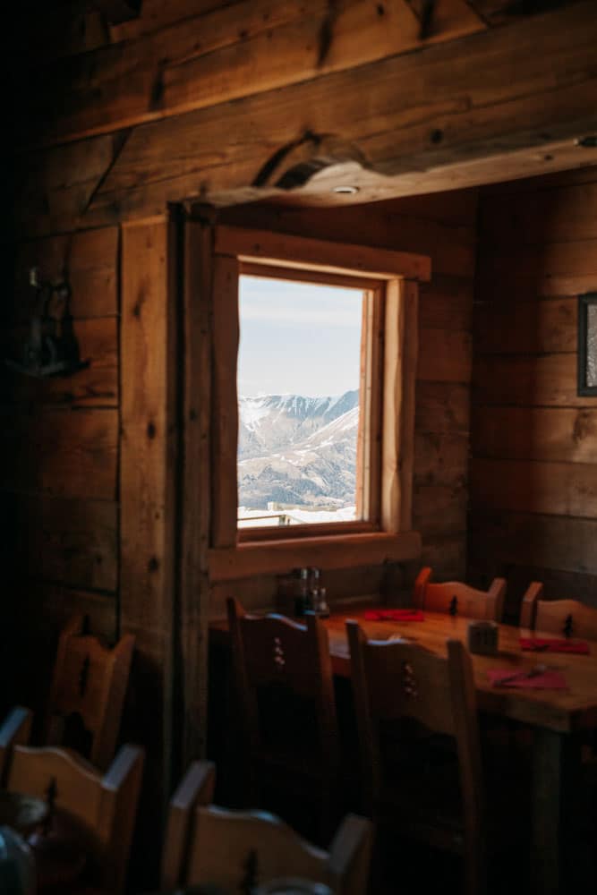 meilleur restaurant sur les pistes de Pra Loup