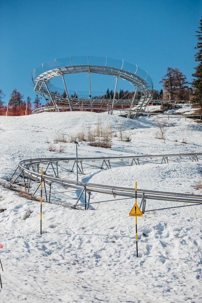 Praloops en famille luge 4 saisons