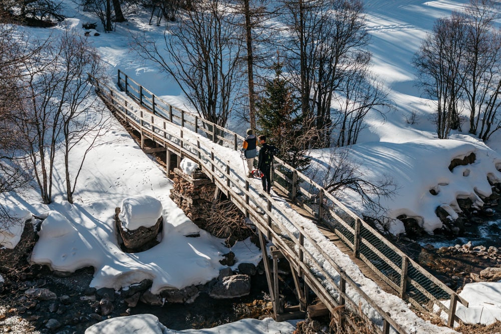 randonnée raquettes avec guide Ubaye