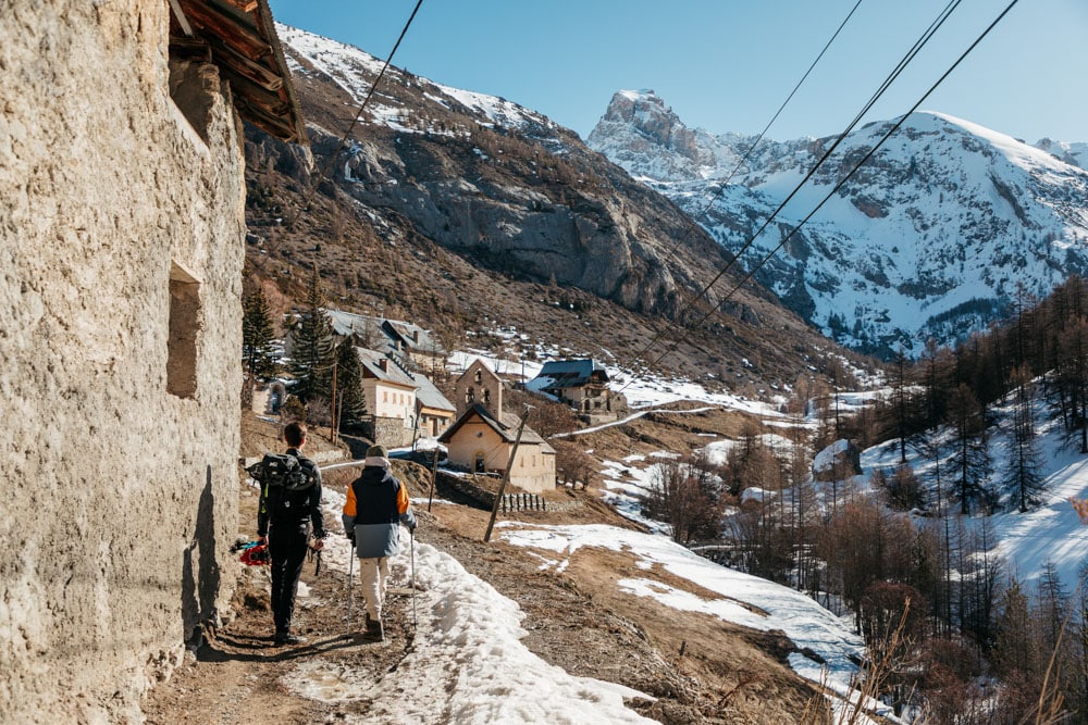 village de fond de vallée Ubaye