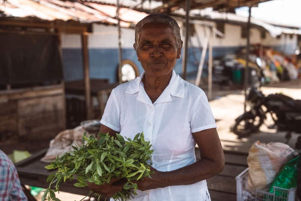 visiter un marché typique sri lankais