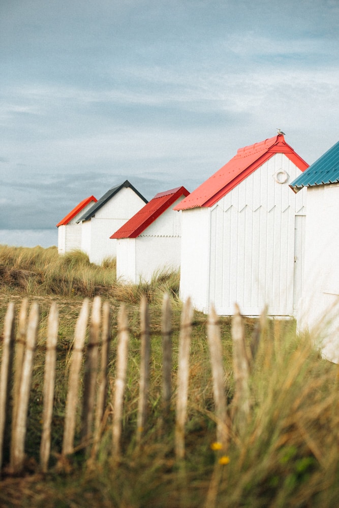 cabanes de plage Coutances