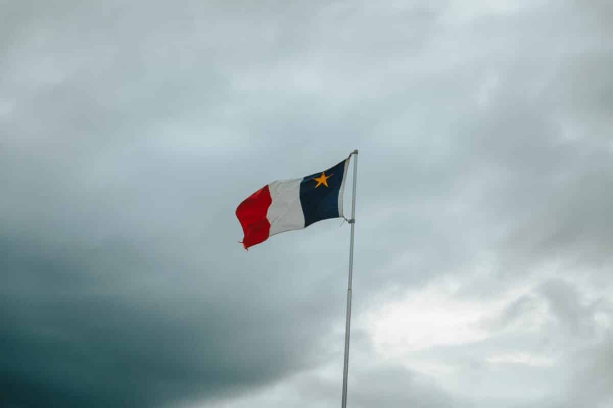 drapeau acadien Québec Maritime