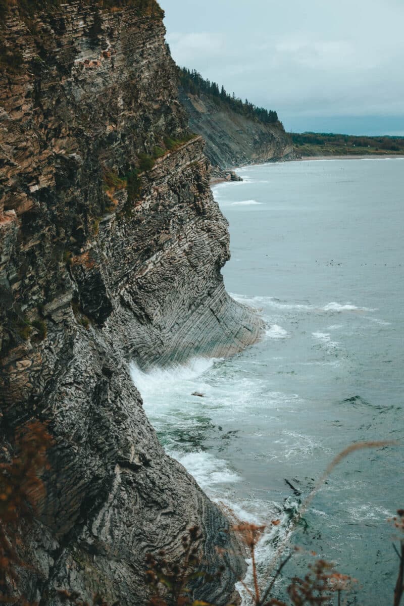 falaises Cap Bon Ami Québec