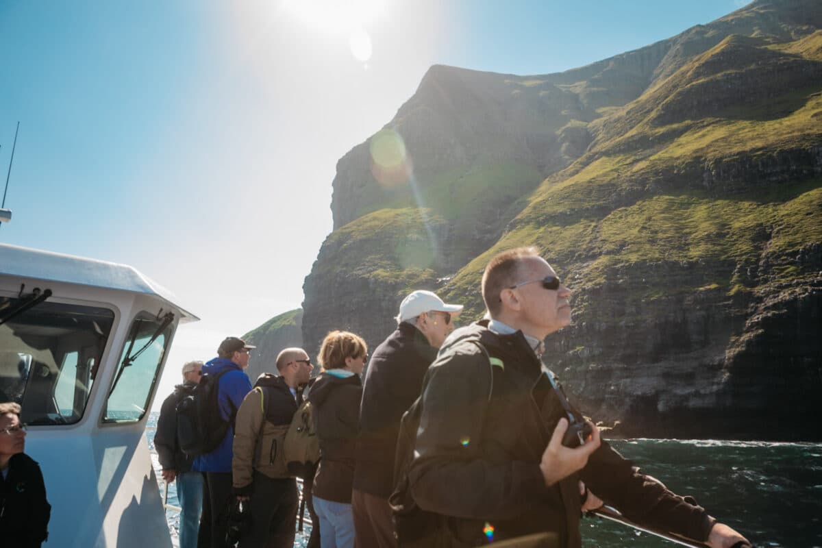 excursion en bateau aux iles Féroé