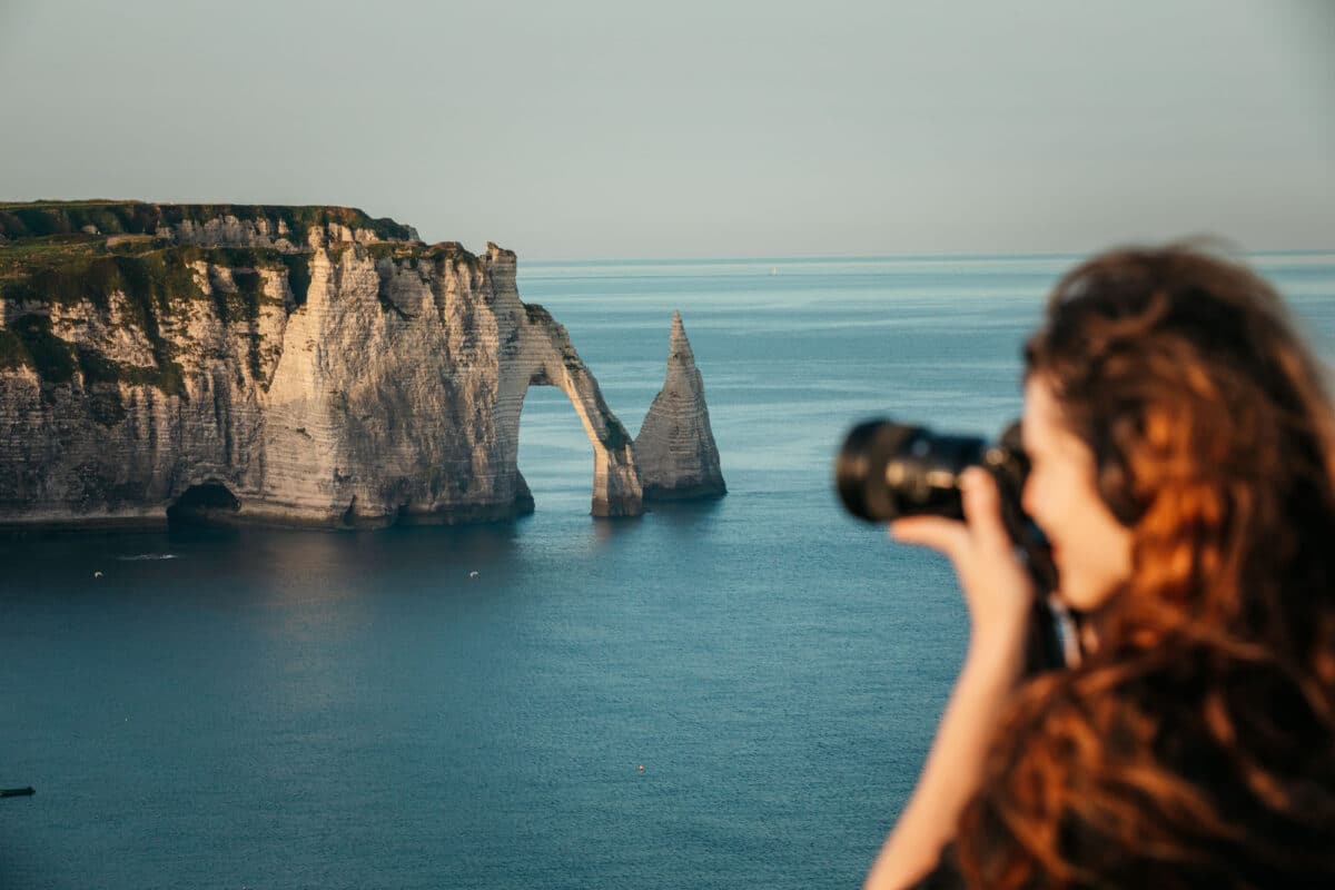 Falaise d’Amont visiter Étretat en 1 jour