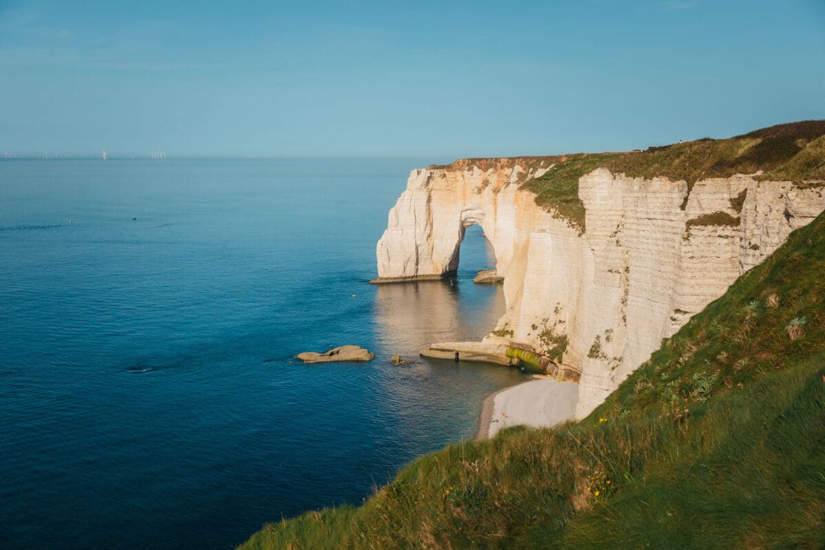 Où voir grosse arche Étretat Manneporte