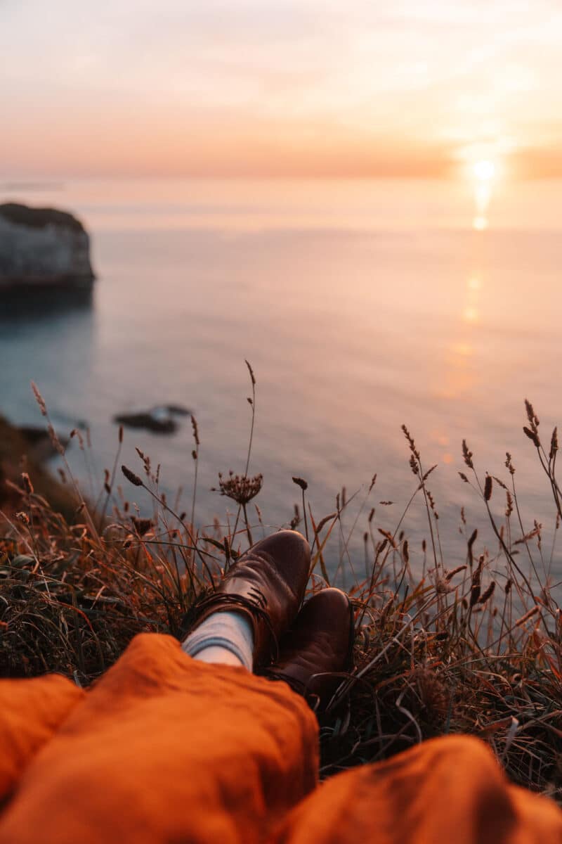 Où voir le sunset à Étretat ? blog voyage