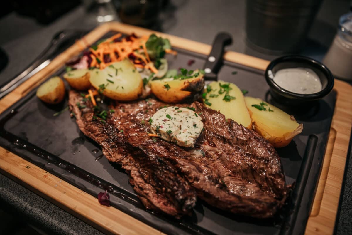 Grillade au restaurant La Flottille à Étretat