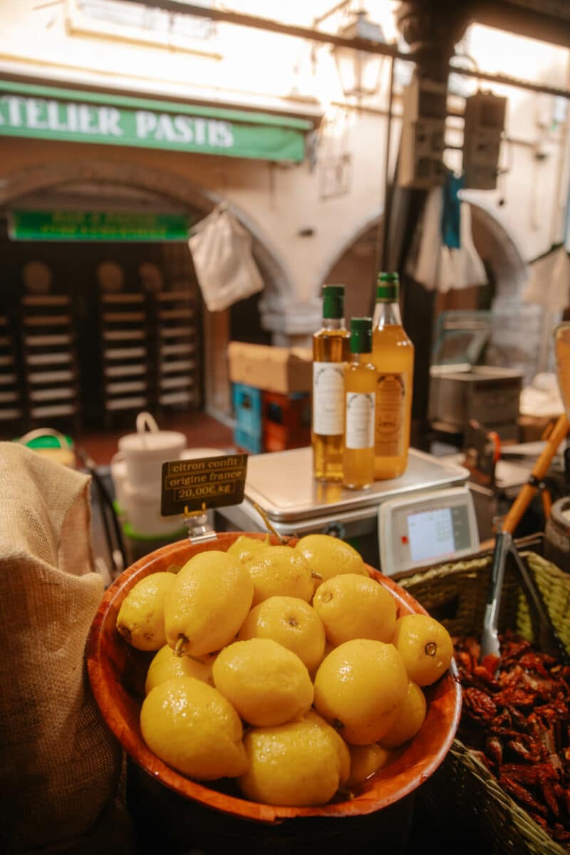 citron de la Côte d'Azur marché Antibes