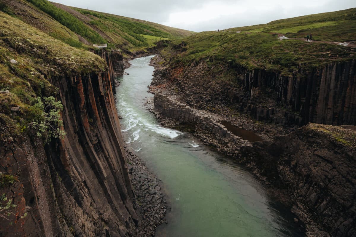 canyon colonnes basaltiques Islande
