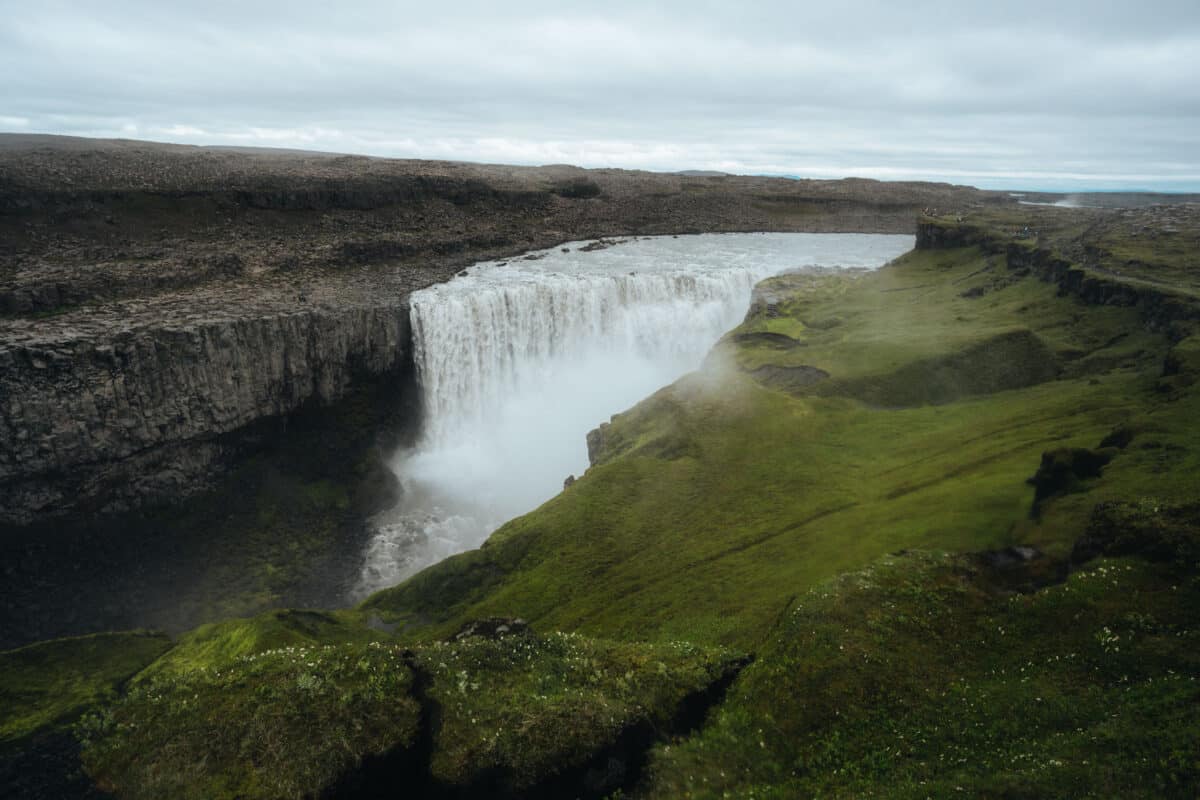 plus large cascade Islande